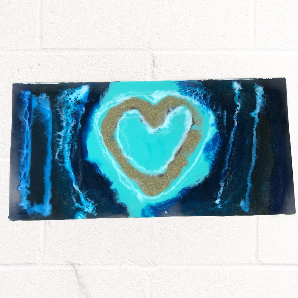 Hear of the ocean wall plaque